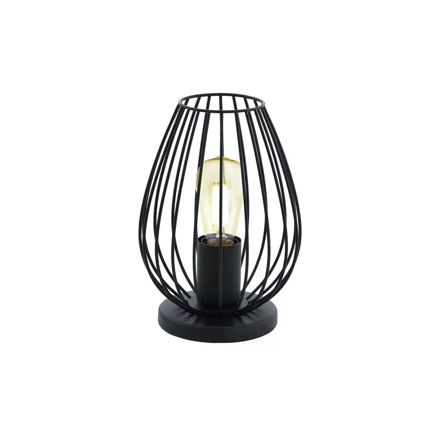 Eglo Newtown Black Table Lamp 23cm