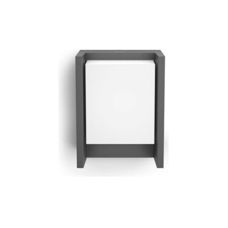 Philips MyGarden Arbor Anthracite Wall Flush Light 7.5cm