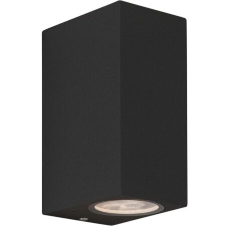 Astro Chios Black Wall Flush Light 6.8cm